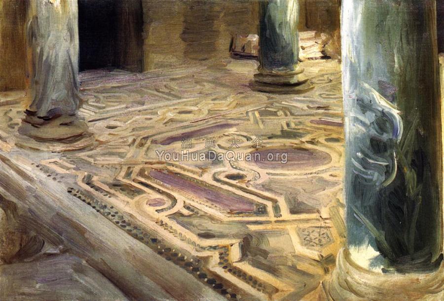 A Mosque, Cairo - 约翰·辛格·萨金特